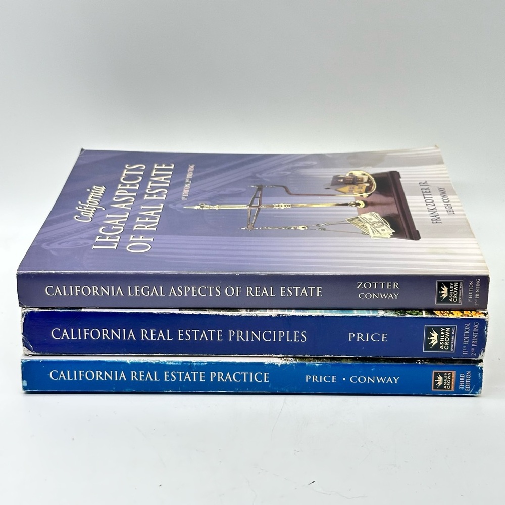 Set of 3 California Real Estate Books